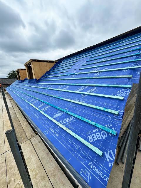 Roof repairs, new membrane and battens
